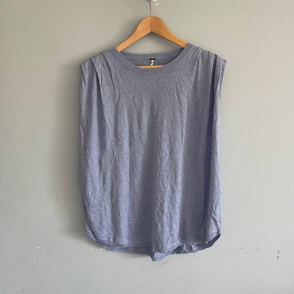 Free People Sleeveless Pleated Sweater - Picture 1 of 4